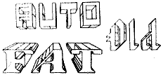 Examples of the 3D letters from 3D Fonts II